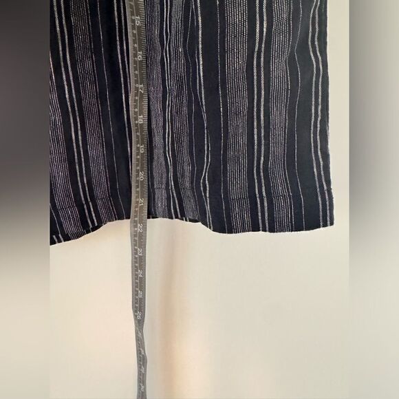 Ellen Tracy LINEN BLEND PAPERBAG WAIST SKIRT - Picture 4 of 8